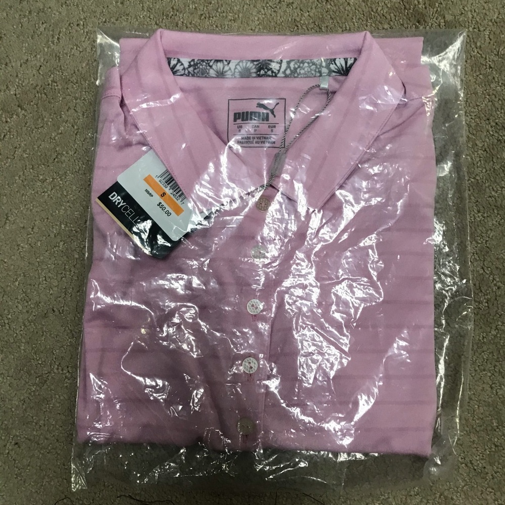 Ladies golf shirt Puma - Pink